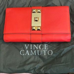 Vince Camuto Red Clutch